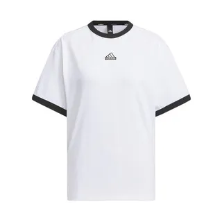 Adidas Word SS Tee IM8748 女 短袖 上衣 運動 訓練 休閒 寬鬆 吸濕排汗 棉質 白 價格比較,價格查詢,歷史價格詳細信息