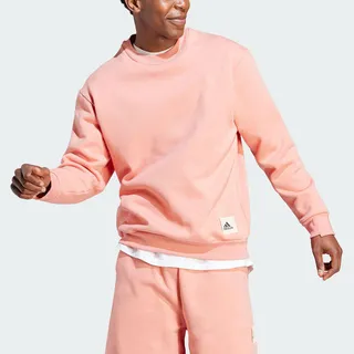 【ADIDAS】M LNG SWT FL 圓領套頭衫 男 粉色-IM0490 歷史價格詳細信息
