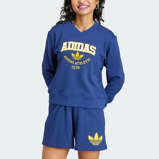 【ADIDAS】GFX CREW SWEAT 圓領套頭衫 女 灰色-II5612 歷史價格詳細信息
