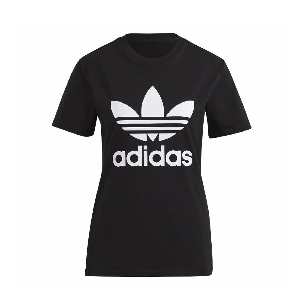 ADIDAS ADICOLOR 三葉草 女短袖上衣 淺藍 -FM3322 歷史價格詳細信息