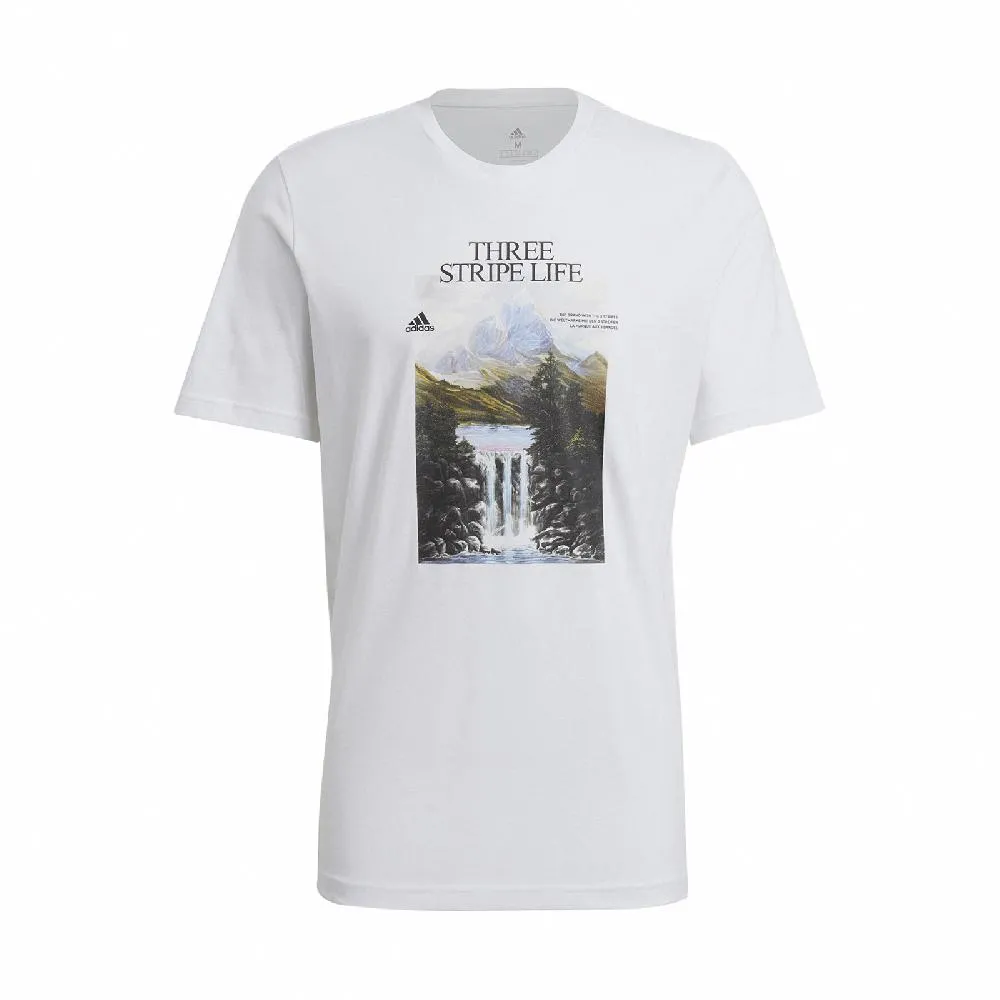 adidas T恤 Mickey In Motion Tee 男款 愛迪達 三線 迪士尼 米奇打籃球 白 黑  GL3086 歷史價格詳細信息