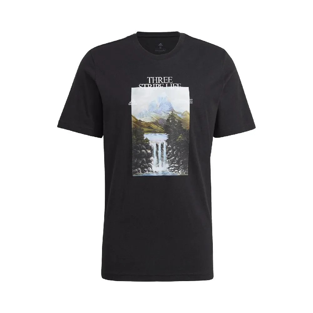 adidas T恤 Mickey In Motion Tee 男款 愛迪達 三線 迪士尼 米奇打籃球 白 黑  GL3086 歷史價格詳細信息