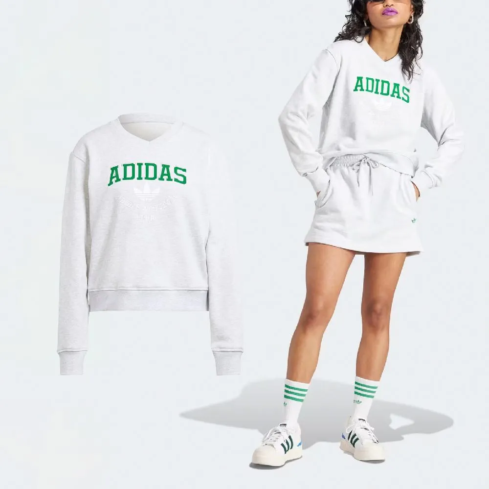 adidas_女性_長袖上衣_灰色_IJ5386_三葉草 歷史價格詳細信息