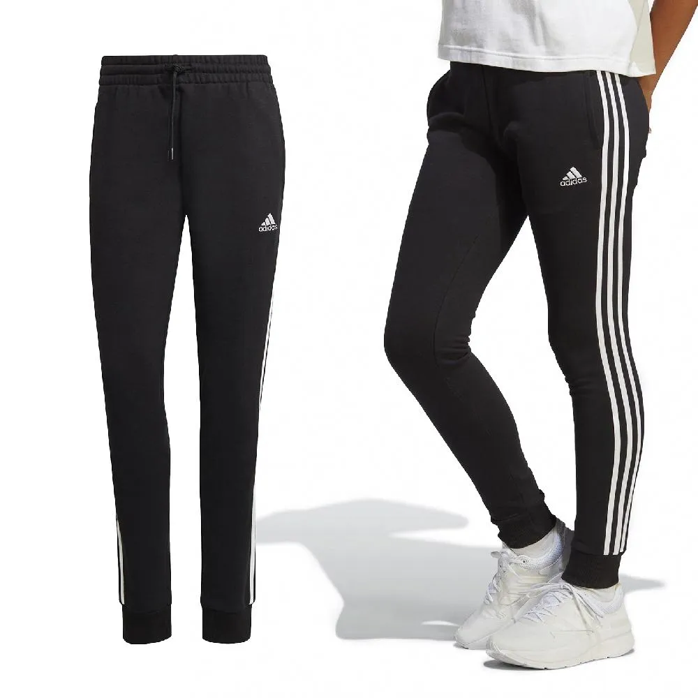 adidas 長褲 Essentials 男款 黑 經典款 三線 縮口褲 修身 愛迪達 基本款 【ACS】 IC0041 歷史價格詳細信息