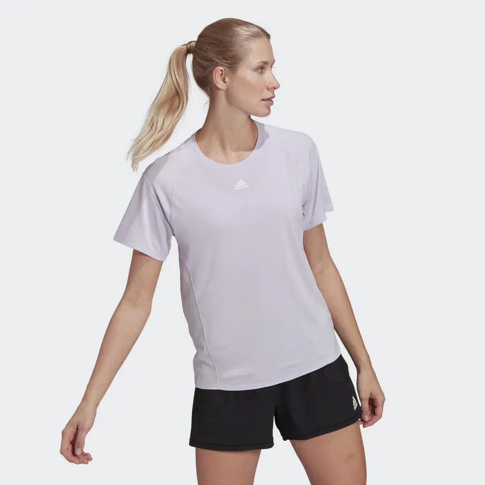 【ADIDAS】WTR HEAT.RDY T 女 短袖上衣 黃-HI3970 歷史價格詳細信息