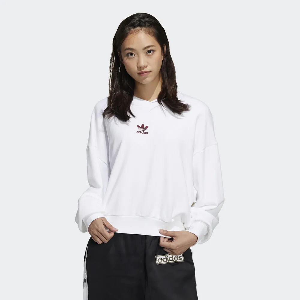 adidas_女性_長袖上衣_CNY_白色_HZ3004 歷史價格詳細信息