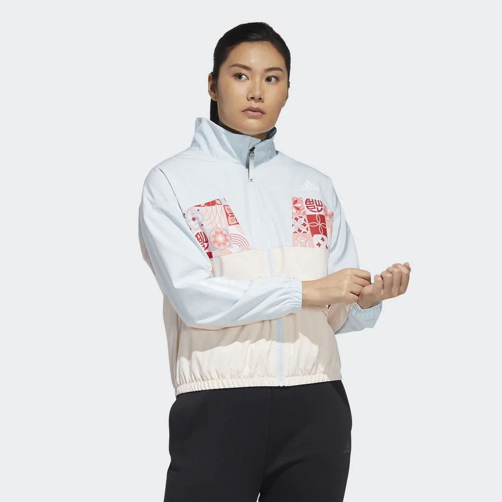 Adidas Tracktop IP6507 女 外套 立領 亞洲版 運動 休閒 寬鬆 柔軟 舒適 日常 紫 歷史價格詳細信息