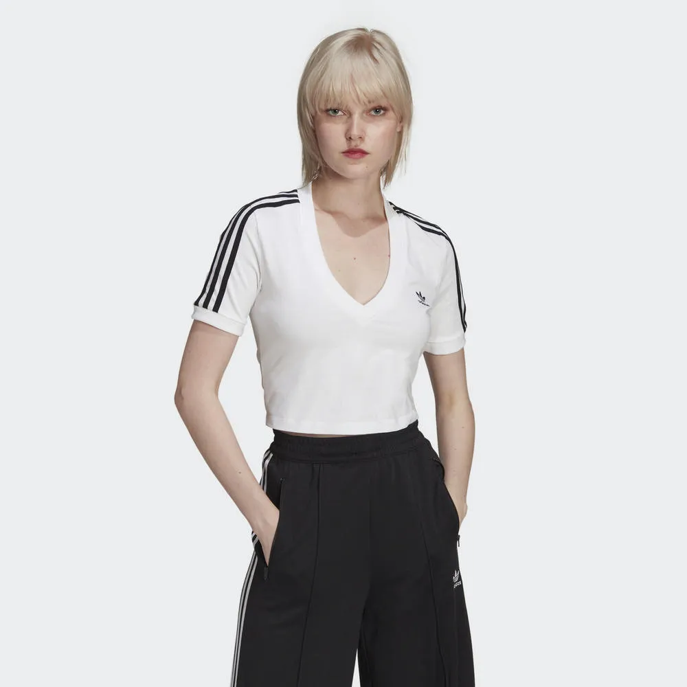ADIDAS 短袖上衣 CROPPED VNECK 女-黑-IL2417 (現貨) 歷史價格詳細信息