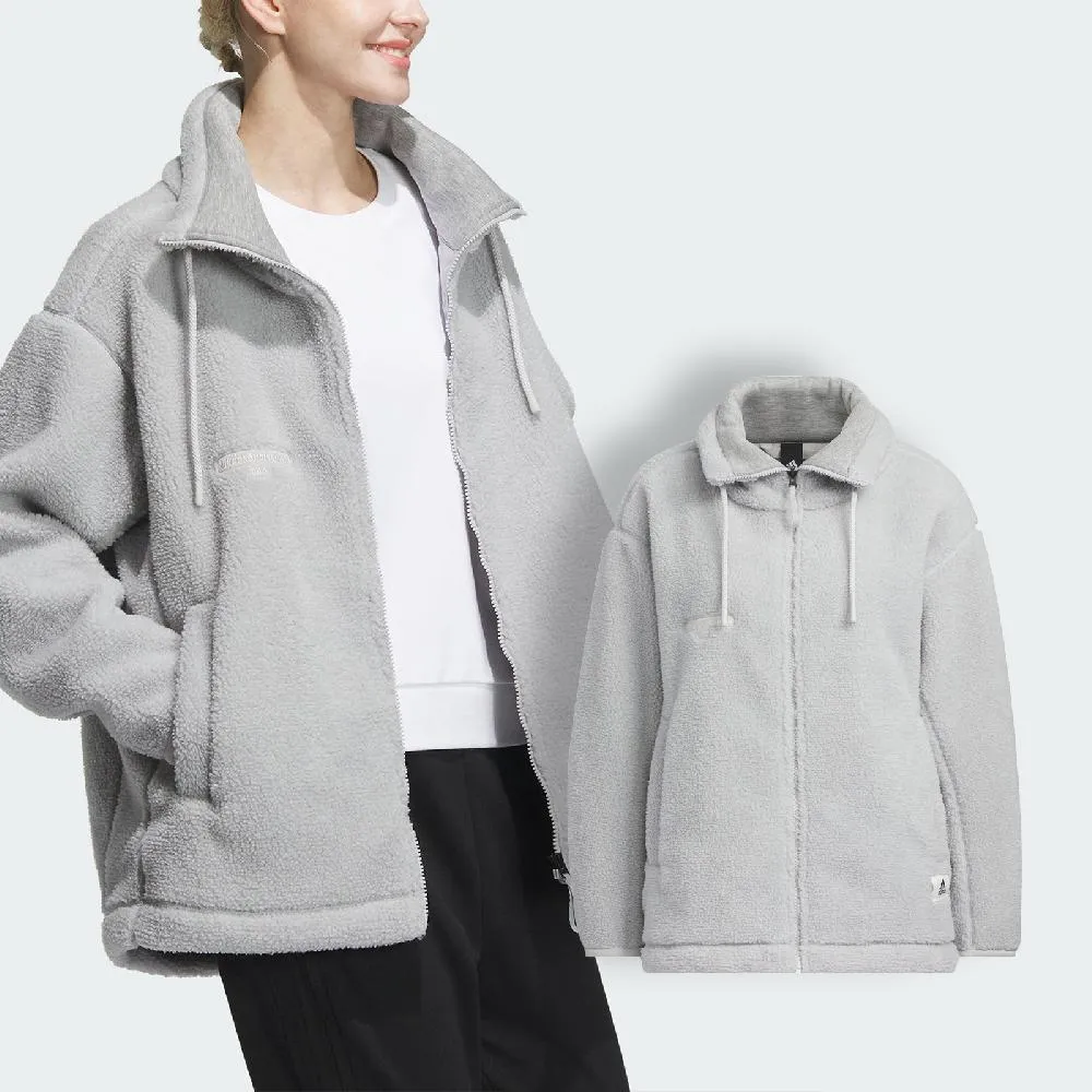 【adidas 愛迪達】外套 男款 女款 運動外套 毛毛外套 三葉草 N FUR JKT U 黑 JD3776 歷史價格詳細信息