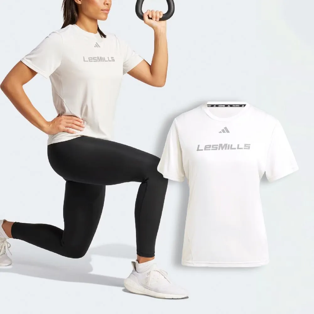 adidas 愛迪達 短袖 Les Mills Graphic Tee 男款 白 銀 吸濕排汗 運動 健身 IX7976 歷史價格詳細信息