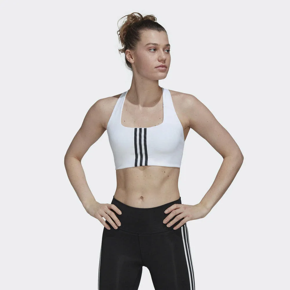 ADIDAS 女 PWI MS 運動內衣 有氧 重訓 透氣 條紋 中強度 - HE9063 歷史價格詳細信息