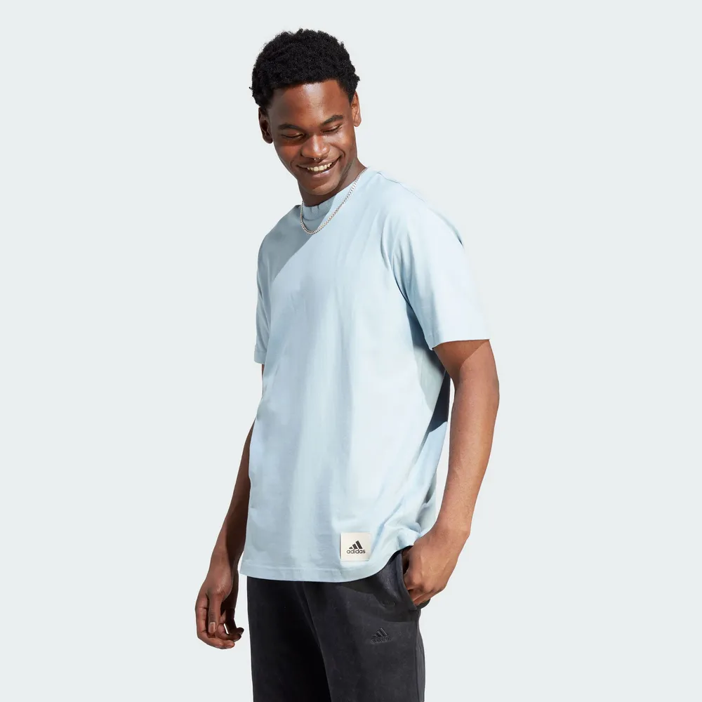 【ADIDAS】M LNG TEE Q3 短袖上衣 男 藍色-IM0483 歷史價格詳細信息