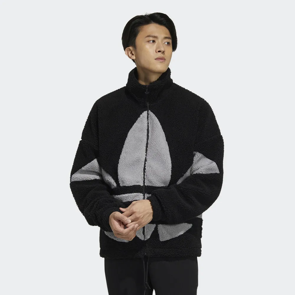 ADIDAS Sherpa Biker 女休閒外套 HC6604 粉紫深卡其 歷史價格詳細信息