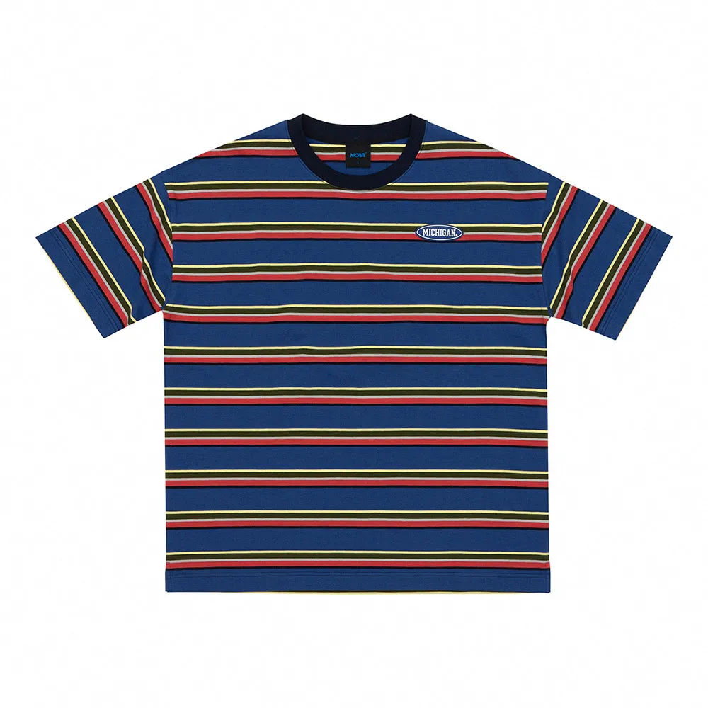 NCAA 短T 藍魔 中性 黑藍 胸小LOGO 背後英文 休閒 男女 7225102020 歷史價格詳細信息