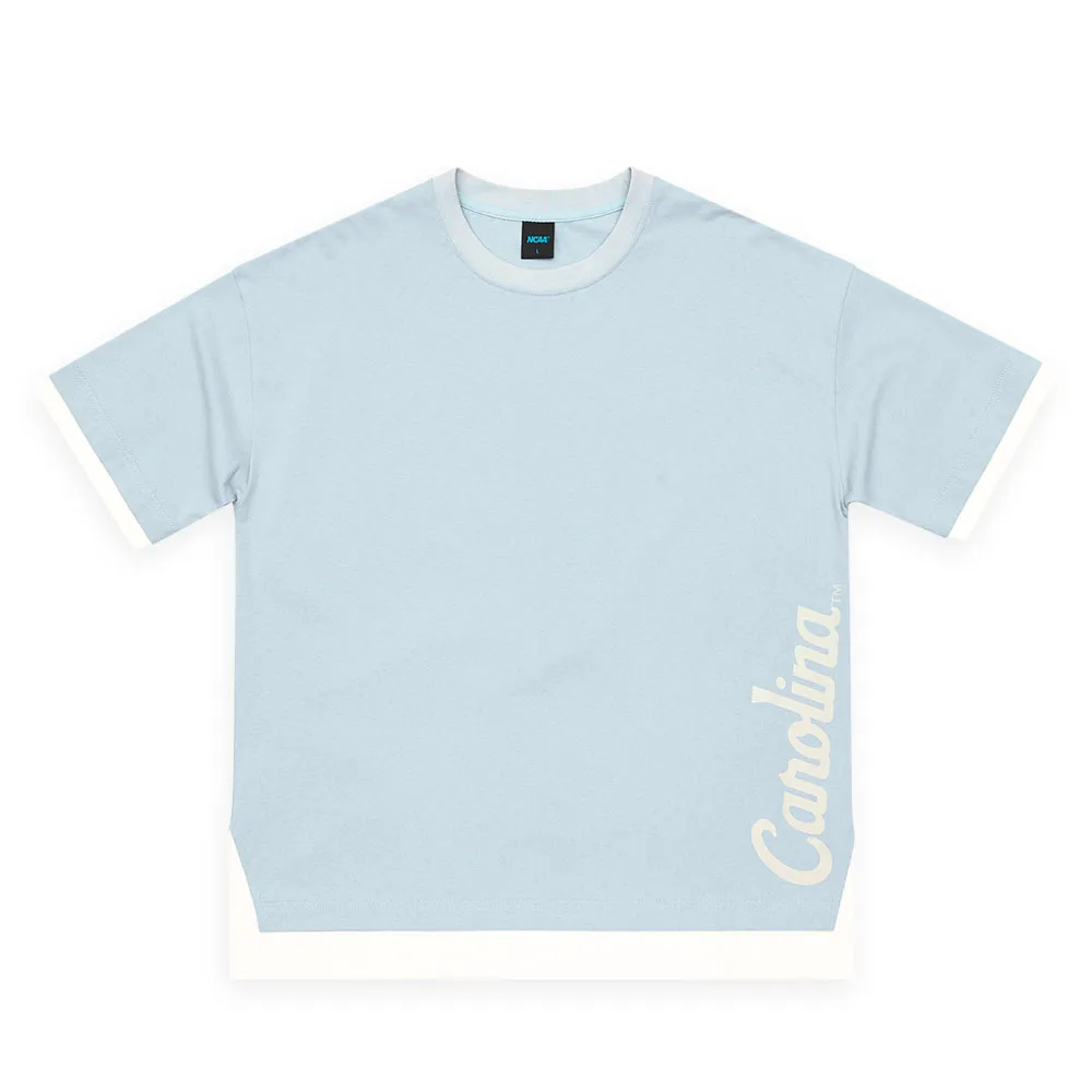 NCAA 短T 中性 灰藍 渲染 棉 休閒 男女 7225100410 歷史價格詳細信息