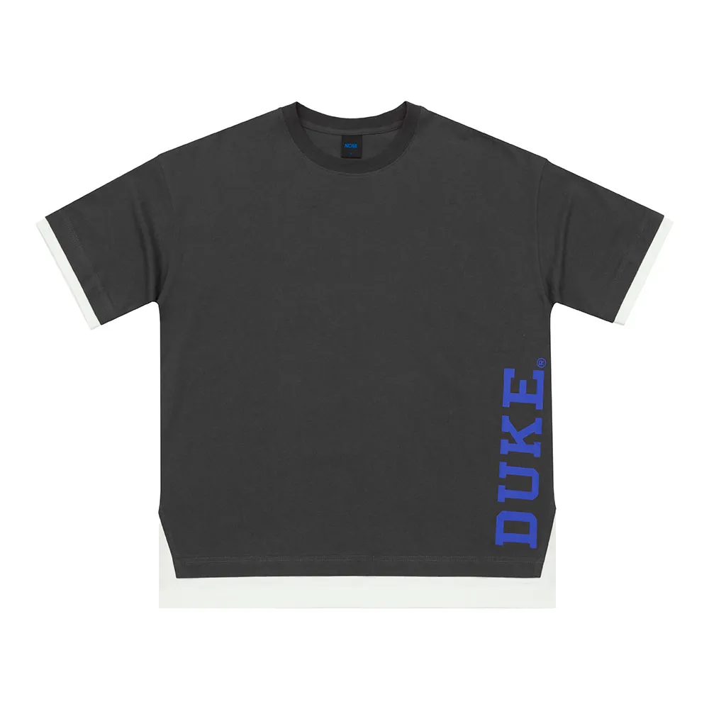 NCAA 短T 中性 灰藍 渲染 棉 休閒 男女 7225100410 歷史價格詳細信息