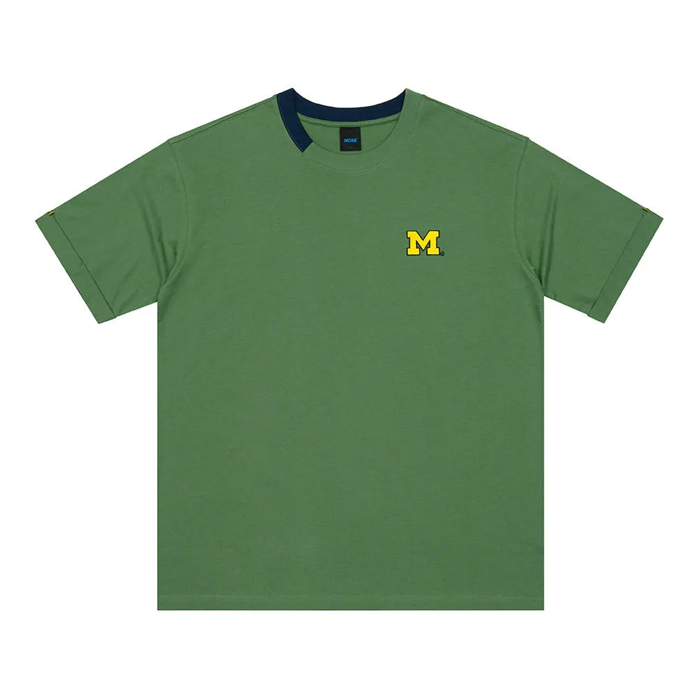 NCAA 短T 藍魔 中性 黑藍 胸小LOGO 背後英文 休閒 男女 7225102020 歷史價格詳細信息