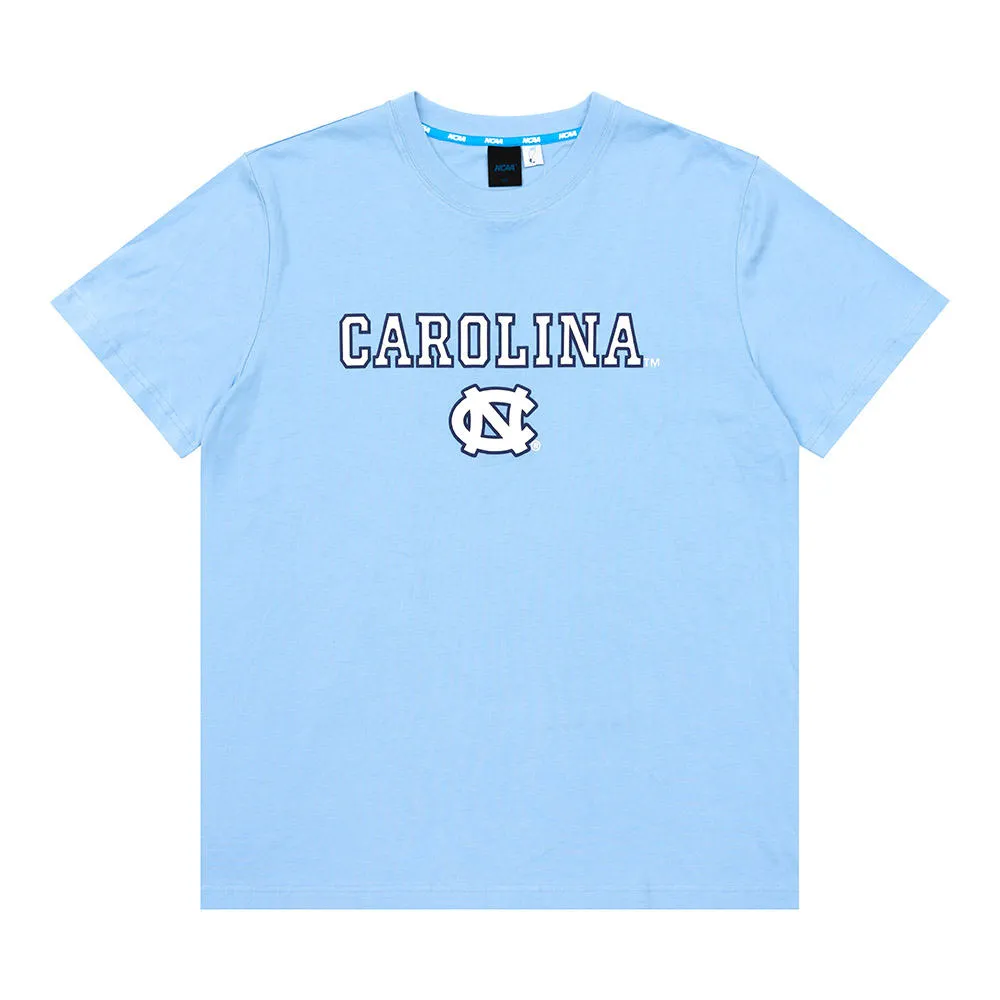 NCAA 短T 中性 灰藍 渲染 棉 休閒 男女 7225100410 歷史價格詳細信息