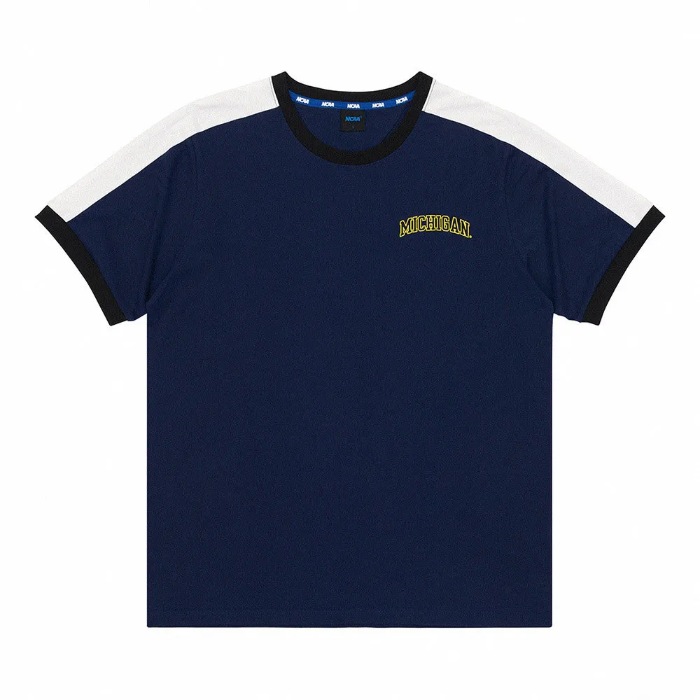 NCAA 短T 藍魔 中性 黑藍 胸小LOGO 背後英文 休閒 男女 7225102020 歷史價格詳細信息