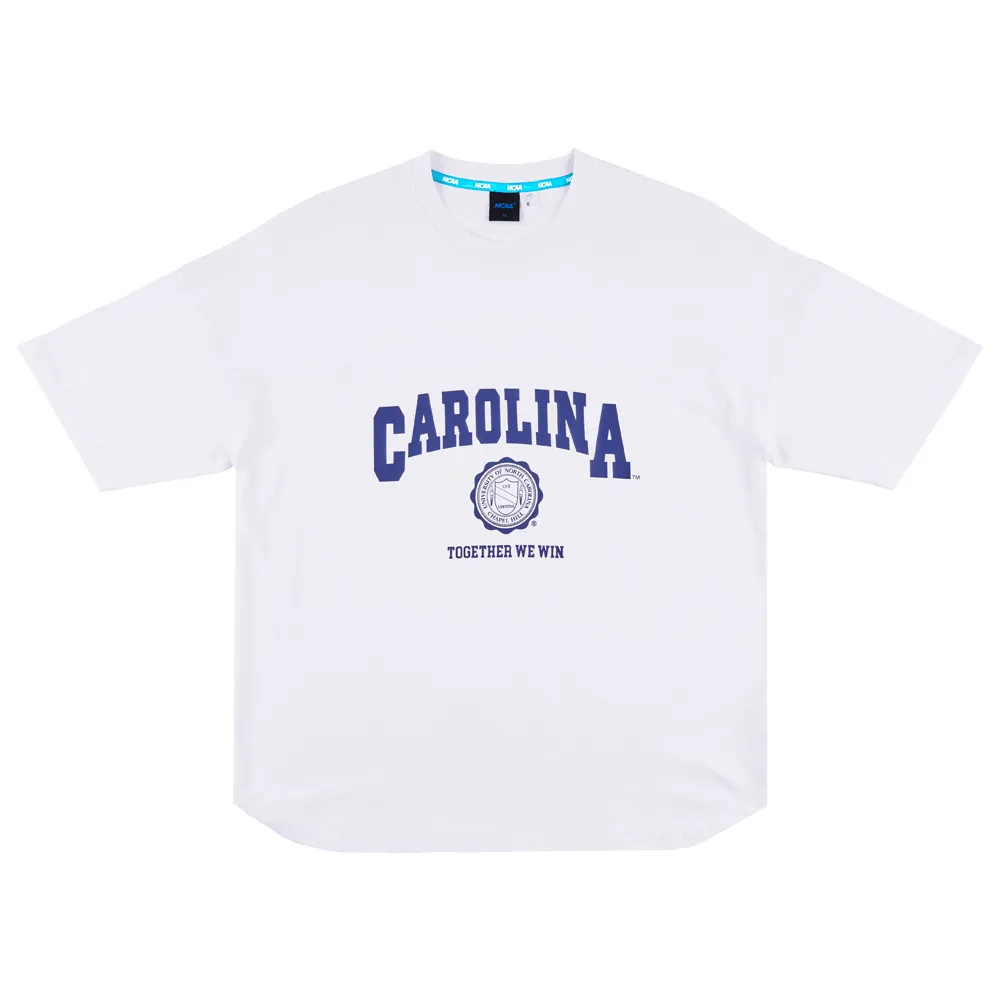 NCAA 短T 中性 灰藍 渲染 棉 休閒 男女 7225100410 歷史價格詳細信息