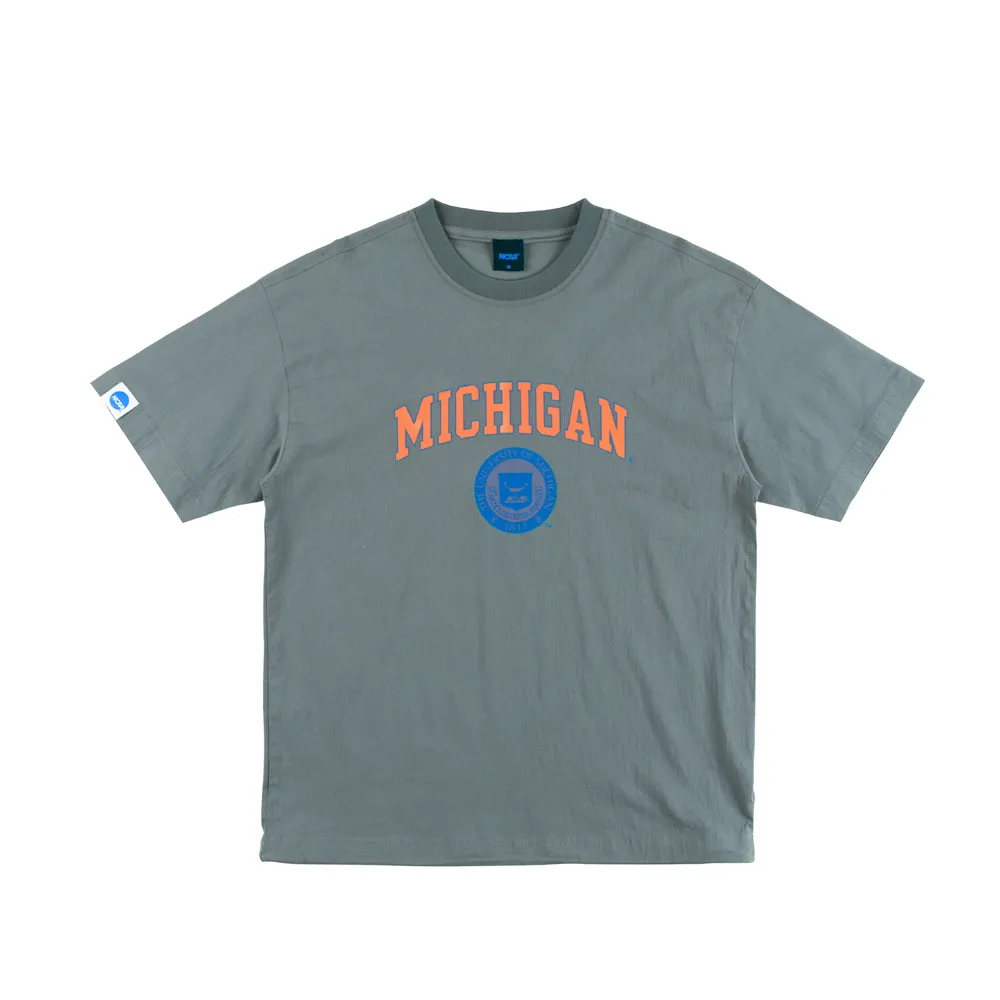 NCAA 密西根寬版網眼橄欖球短T【73251103】春夏 新款 短袖 23SS 歷史價格詳細信息
