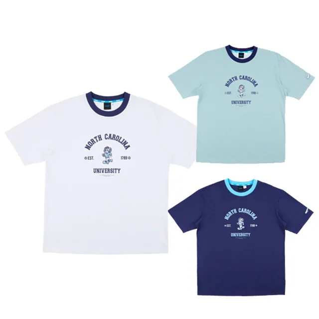 NCAA 短T 北卡 羅來納 灰 雪花 吸排 短袖 休閒 男女 7221507012 歷史價格詳細信息