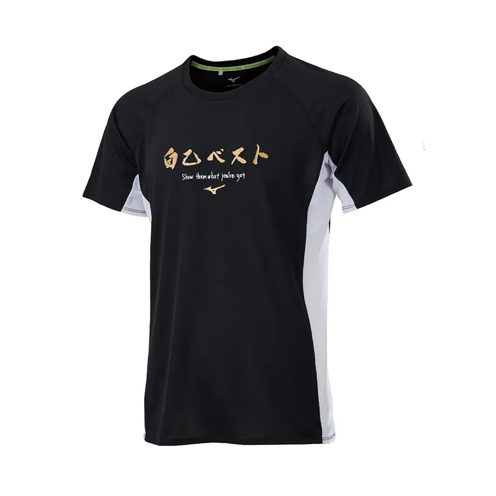 MIZUNO 女 圓領T 女短袖T恤 黑色 -32TAA20309 歷史價格詳細信息