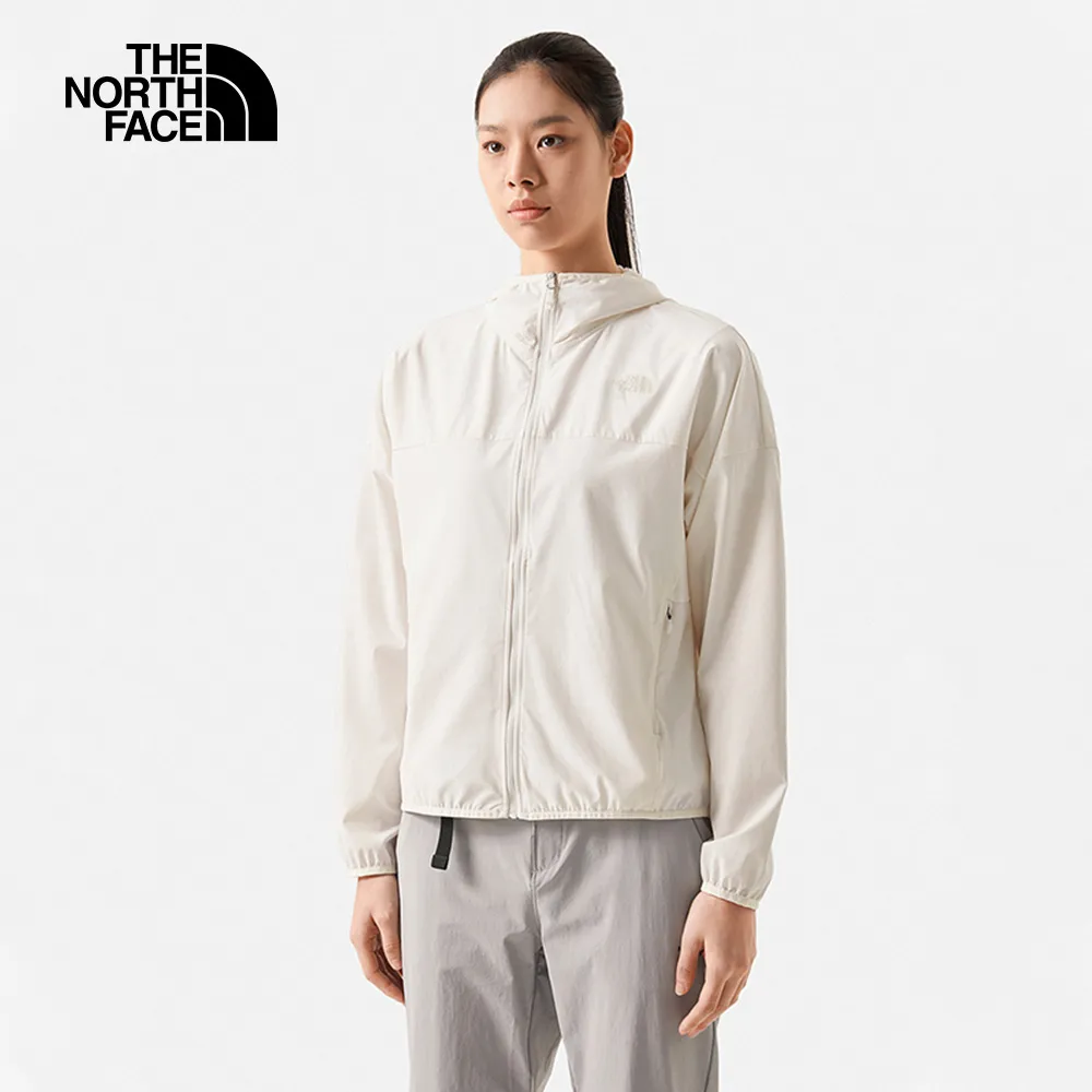 【The North Face 女 防風防曬外套《淺粉》】49B4/薄外套/連帽外套/防曬外套 歷史價格詳細信息