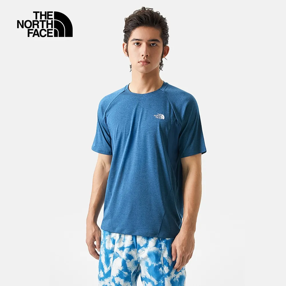 【The North Face】男 吸濕透氣純棉長袖圓領T恤.休閒套頭衫.運動上衣/大尺寸品牌標識/8AT8-FN4 白 歷史價格詳細信息