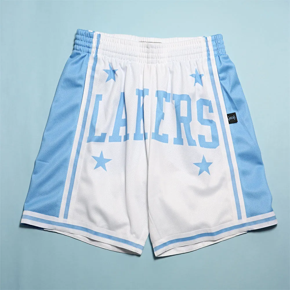 MITCHELL & NESS M&N 球褲 短褲 湖人 白 水藍 SHORBW19147-LALWHLB 男 MN22ASH01LALW 歷史價格詳細信息