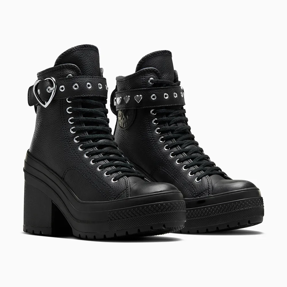 【CONVERSE】CHUCK 70 DE LUXE HEEL HI 高筒 休閒鞋 高跟鞋 厚底鞋 男鞋 女鞋 淺灰(A07551C) 歷史價格詳細信息