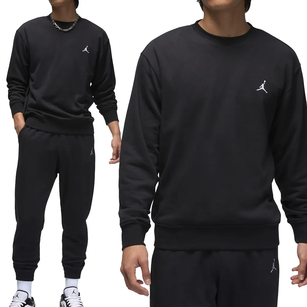 【NIKE】AS M J FLC CREW JT 男款 長袖上衣 大學T 喬丹 藍灰色-HF7846028 歷史價格詳細信息