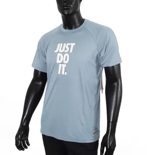 Nike JDI Swoosh [NESSC660-001] 男 短袖 上衣 T恤 抗UV 速乾 運動 海邊 防曬 黑 歷史價格詳細信息