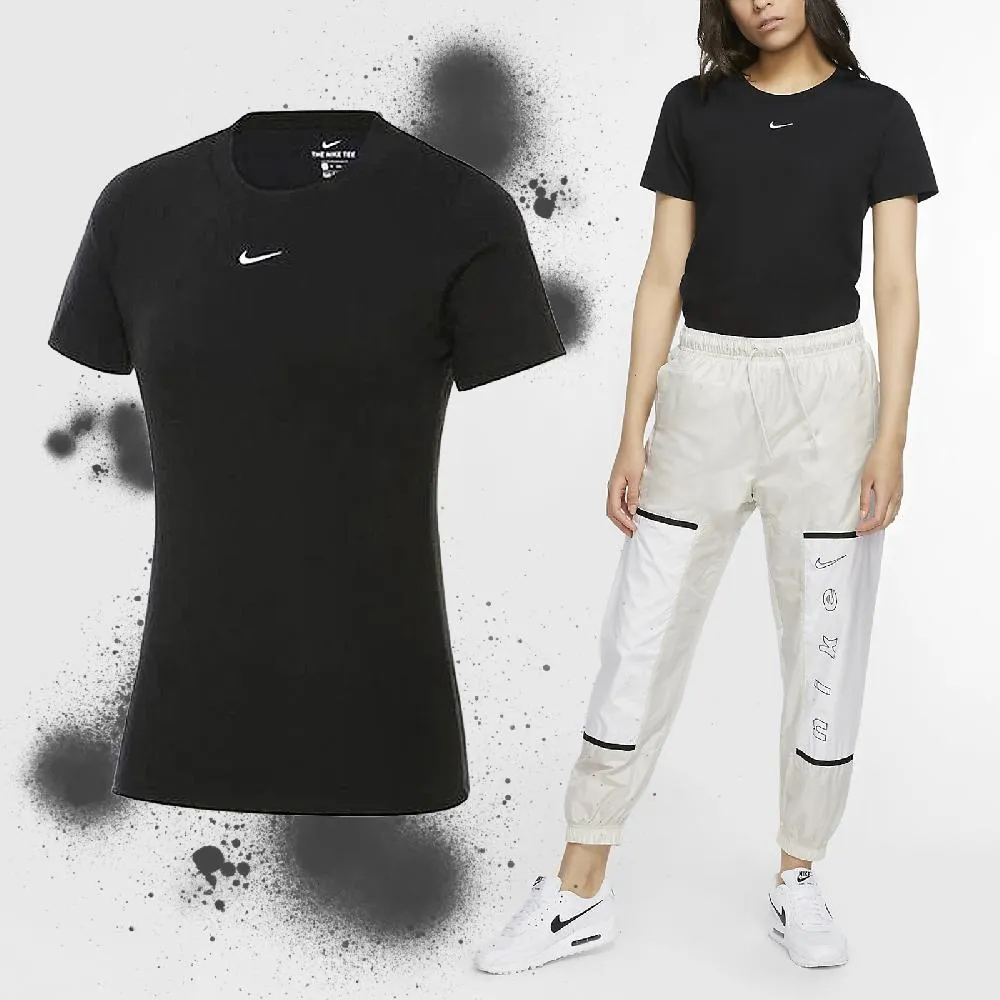 Nike NSW Tee 基本款 圓領 短袖上衣 男女 黑白 任選【ACS】 AR4999-013 AR4999-101 歷史價格詳細信息