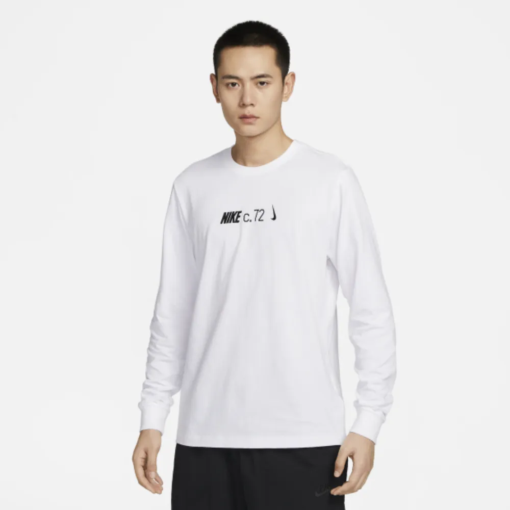 NIKE AS M NSW LS TEEJDISTICKRREPEAT 男長袖上衣 CU7391100 白 歷史價格詳細信息