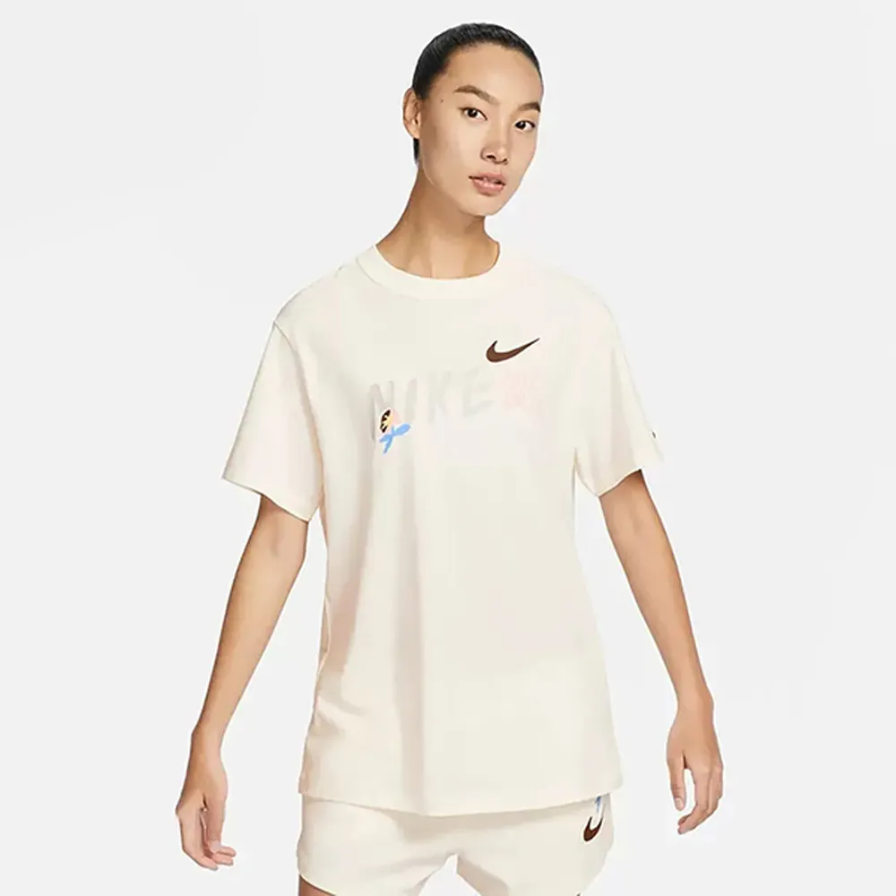 NIKE 短T YOGA DRI-FIT 藍色 訓練 基本款 短版 上衣 女 DM7026-491 歷史價格詳細信息
