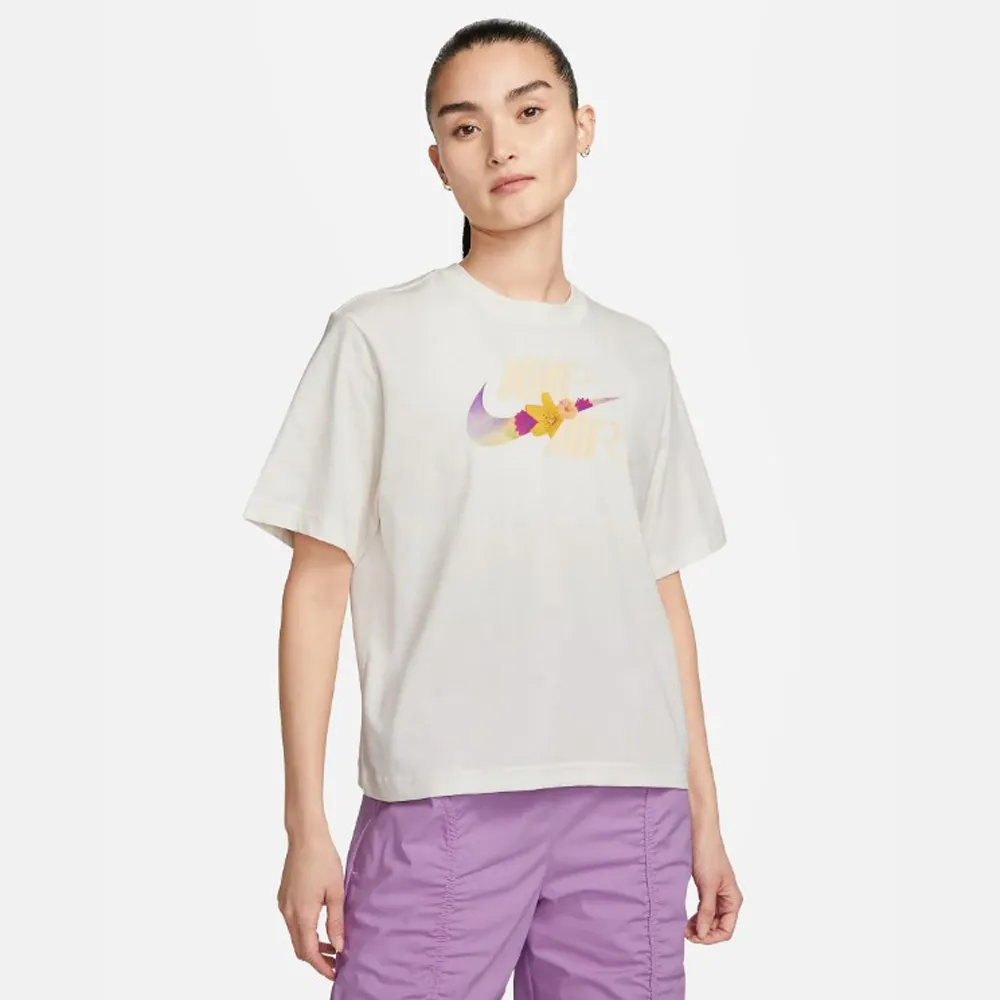 NIKE 短T YOGA DRI-FIT 藍色 訓練 基本款 短版 上衣 女 DM7026-491 歷史價格詳細信息