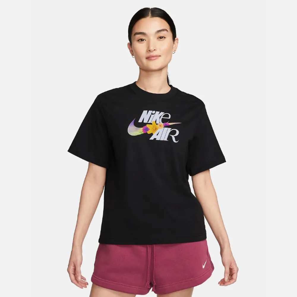 Nike 短袖 NSW 女款 黑 短T 大LOGO 塗鴉 寬鬆 蝴蝶 【ACS】 FD2526-010 歷史價格詳細信息