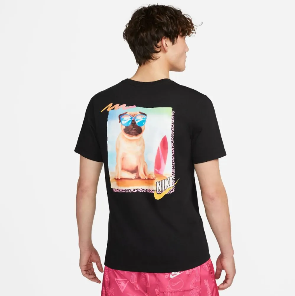 NIKE 短T NSW SOLE FOOD 黑 小籠包 Q版塗鴉 短袖 男 FB9804-010 歷史價格詳細信息
