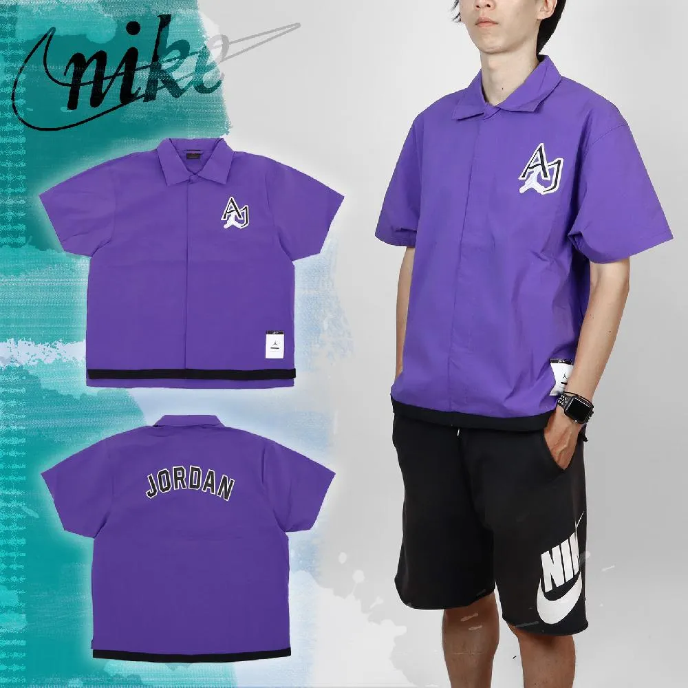 Nike 襯衫 Jordan Sport DNA Statement 黑 男款 翻領 喬丹 AJ DM1417-010 歷史價格詳細信息