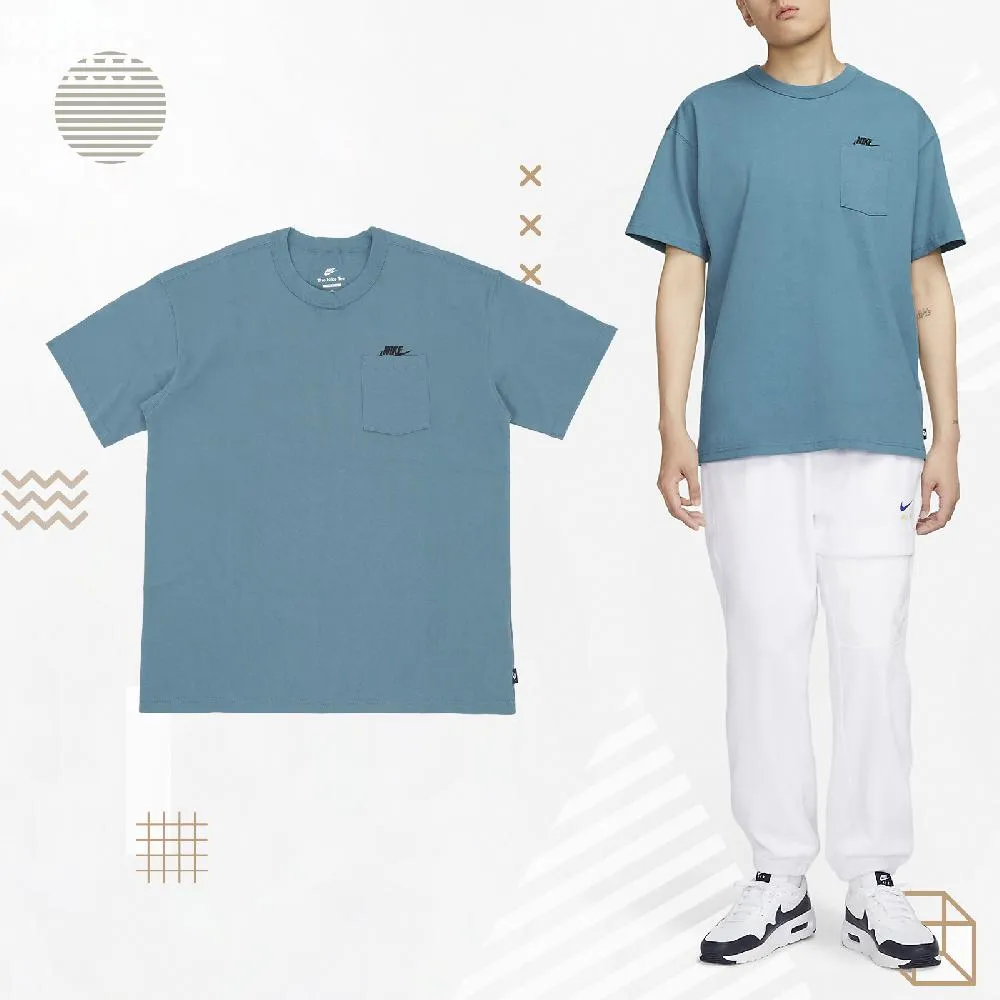 Nike 短袖 NSW 男款 藍色 短T 四勾 大勾 重磅 復古 大LOGO 寬鬆【ACS】DV3317-494 歷史價格詳細信息