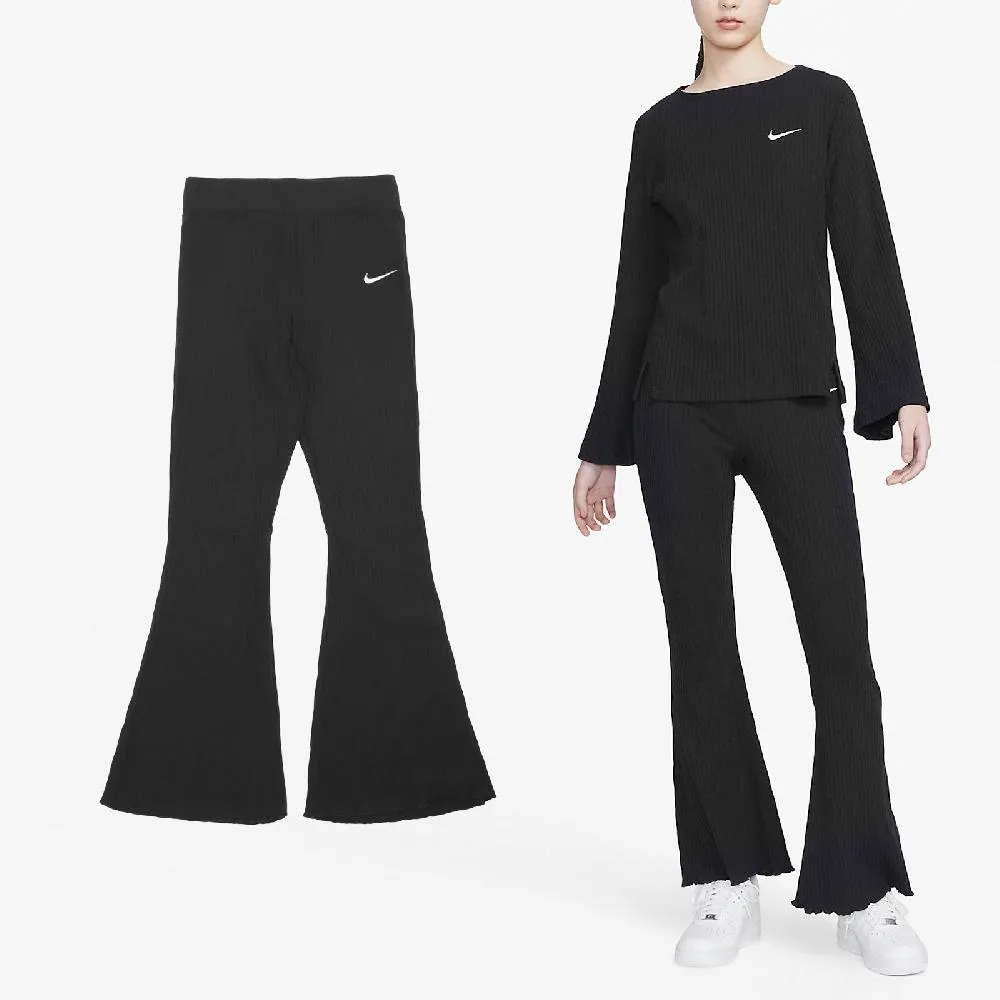 Nike 長褲 NSW 女款 黑 高腰 工裝褲 大口袋 小勾 錐形褲【ACS】DD5984-010 歷史價格詳細信息