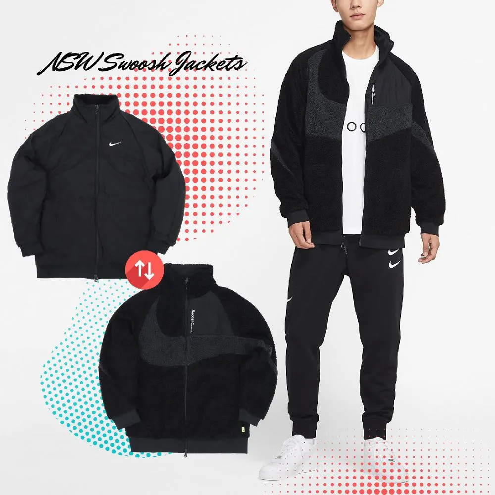 Nike 外套 NSW 男款 黑 雙面穿 防風外套 防潑水 小LOGO 保暖【ACS】DD6850-010 歷史價格詳細信息