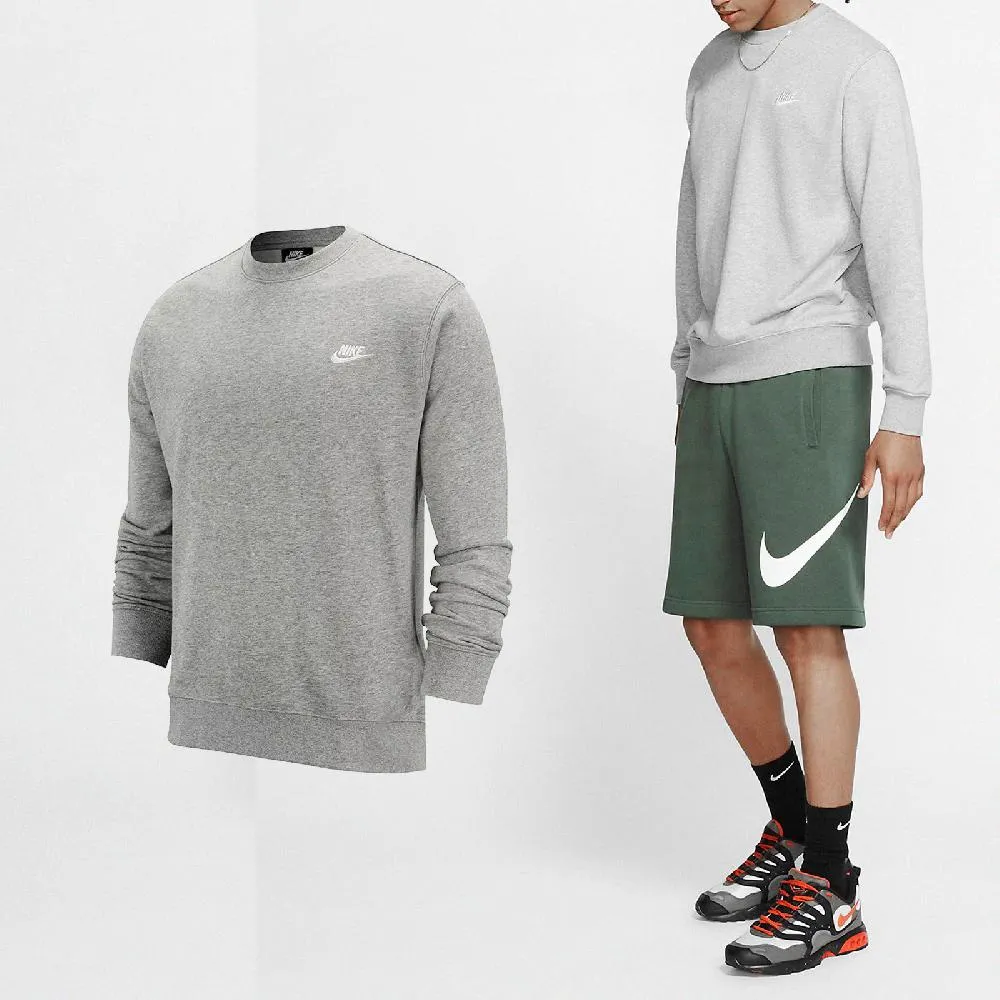 Nike 長袖 NSW 男款 灰 中高領 寬鬆 落肩 刺繡 厚磅 大勾【ACS】 DM5274-050 歷史價格詳細信息