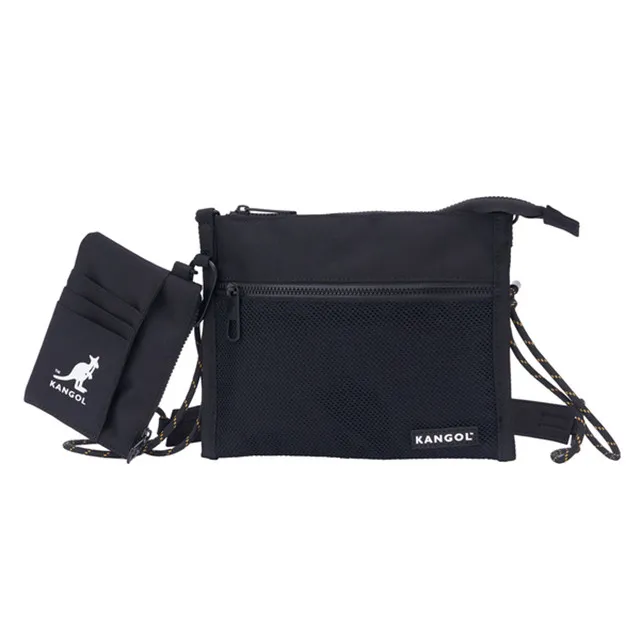 KANGOL 側背包 小包 半圓包 6055301011 淺灰 歷史價格詳細信息