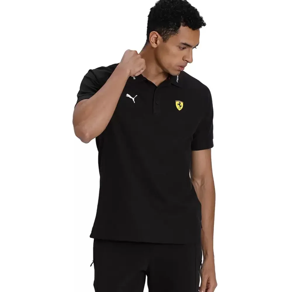PUMA 法拉利車迷系列Race 低調 大盾 短袖 T恤 休閒上衣 男 53584901 黑色 歷史價格詳細信息