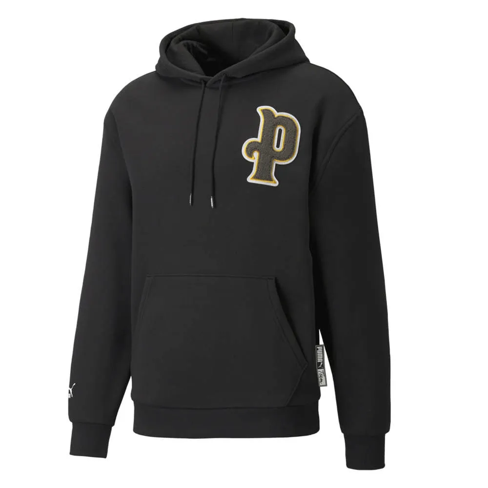 【PUMA】 流行系列Puma T長厚連帽T恤 連帽上衣 男 灰色-53917004 歷史價格詳細信息