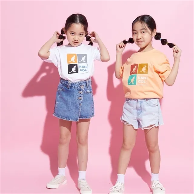 KANGOL 童裝 白 黑字LOGO 短T 袋鼠 上衣 6326101900 歷史價格詳細信息