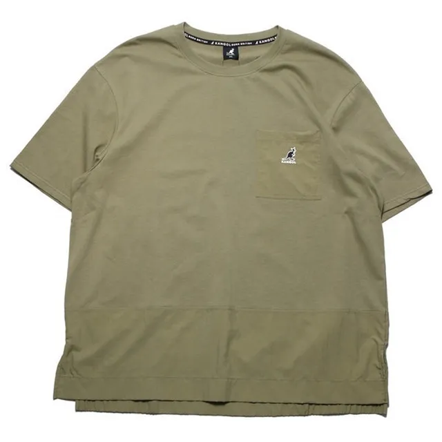 KANGOL 短袖 短T 軍綠 黑大LOGO 袋鼠 休閒 中性 6125600770 歷史價格詳細信息