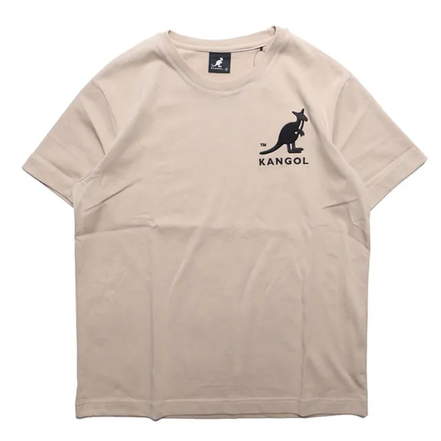 KANGOL 短袖 短T 卡其 白黑LOGO 袋鼠 上衣 中性 6125601930 歷史價格詳細信息
